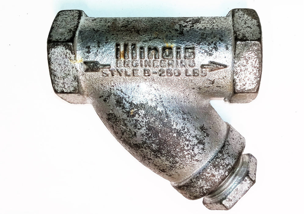 Illinois Engineering Steam Trap with Strainer 1/2" Style B - 250lbs USED