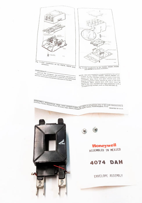 HONEYWELL 24V Coil 4074 DAH [Lot of 2] NOS