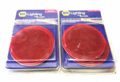 NAPA 3" Stick-On Reflectors Twin Pack 47TD NOS