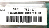Napa 4-Conductor Trailer Plug 755-1570 NOS