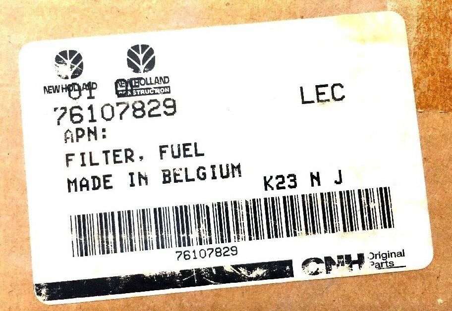 Case New Holland CNH Fuel Filter 76107829 NOS