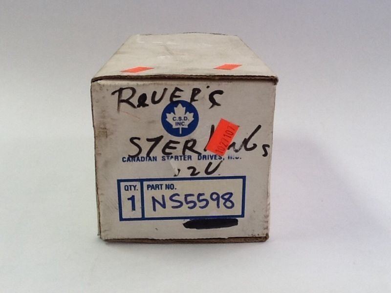 Canadian Starter Drive 12V Solenoid NS5598 For Delco 10461034 NOS