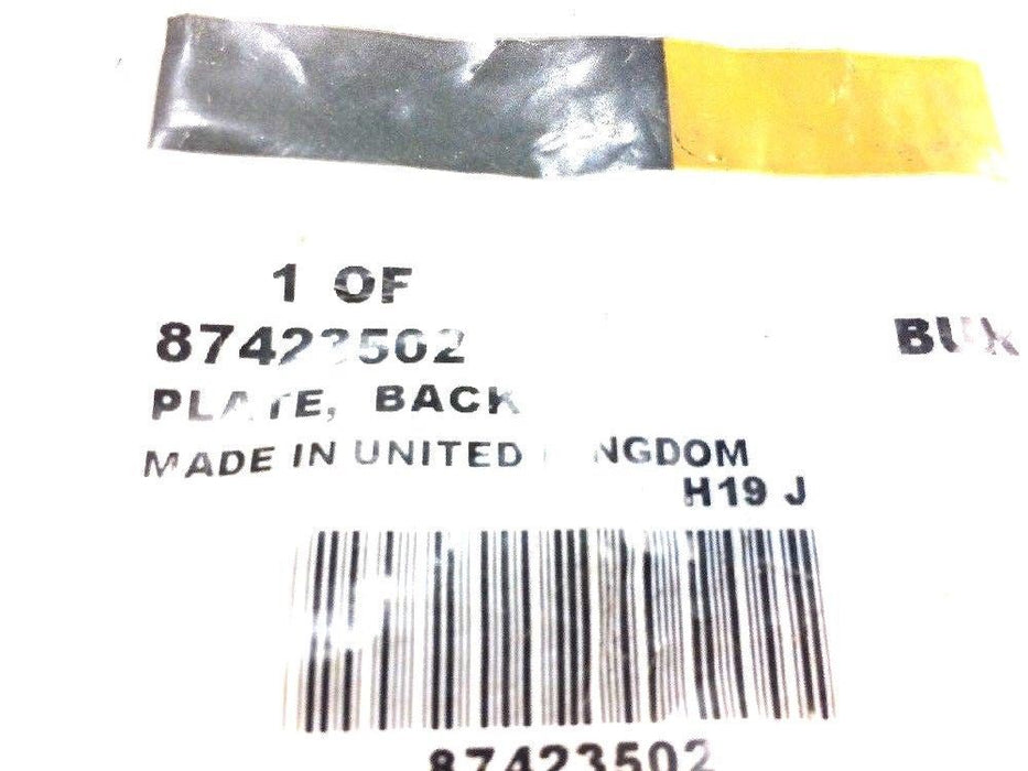 Plate, Back for Case New Holland CNH 87423502 NOS