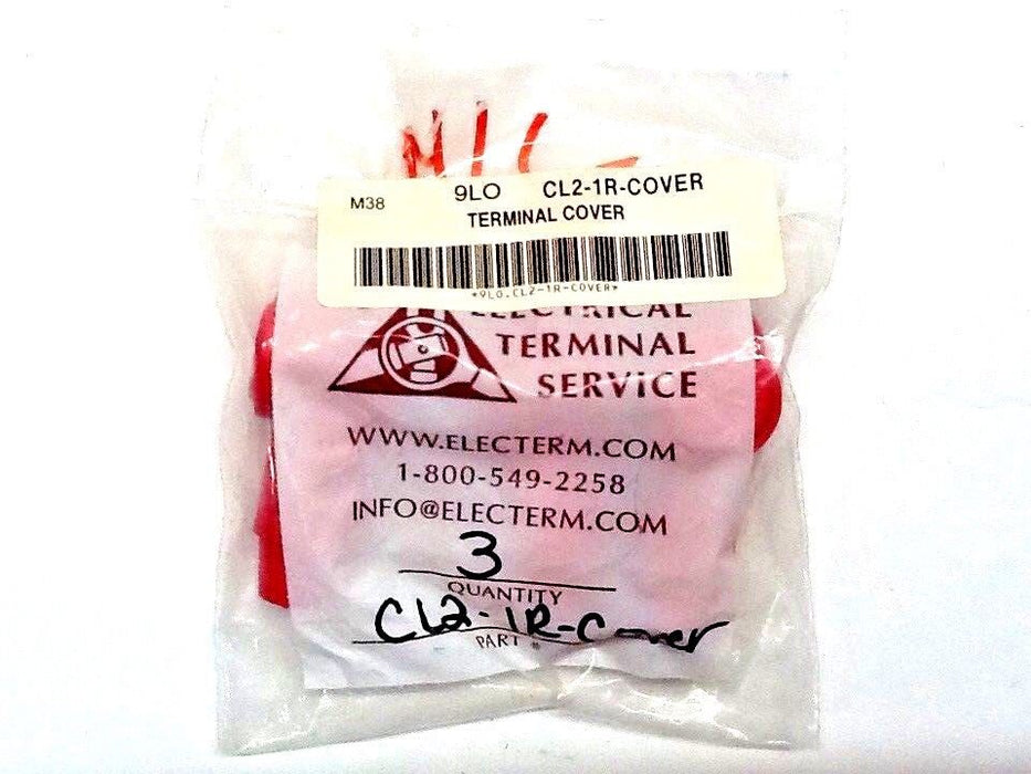 Electerm Red Terminal Covers [Pack Of 3] CL2-1R-COVER NOS