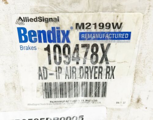 Bendix Re-Manufactured Air Dryer Assembly 109478X NOS