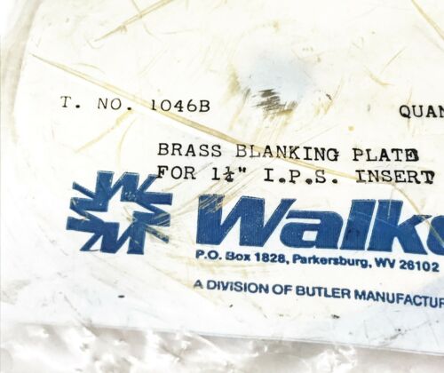 Walker Wiremold Blanking Plate 1046B [Lot of 2] NOS