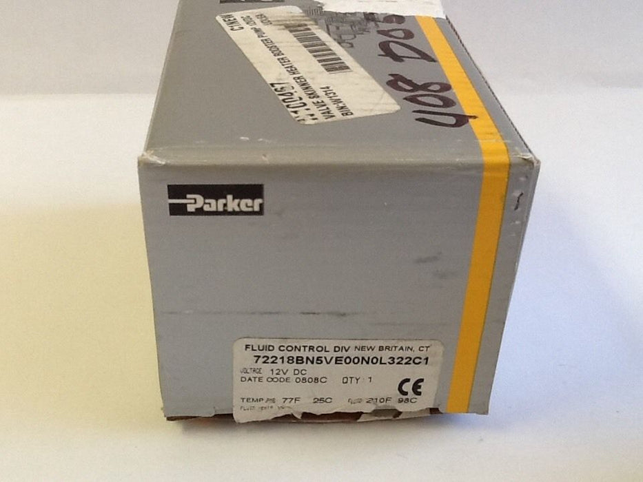 Parker 72218BN5VE00N0L322C1 Skinner Heater Booster Pump Valve NOS