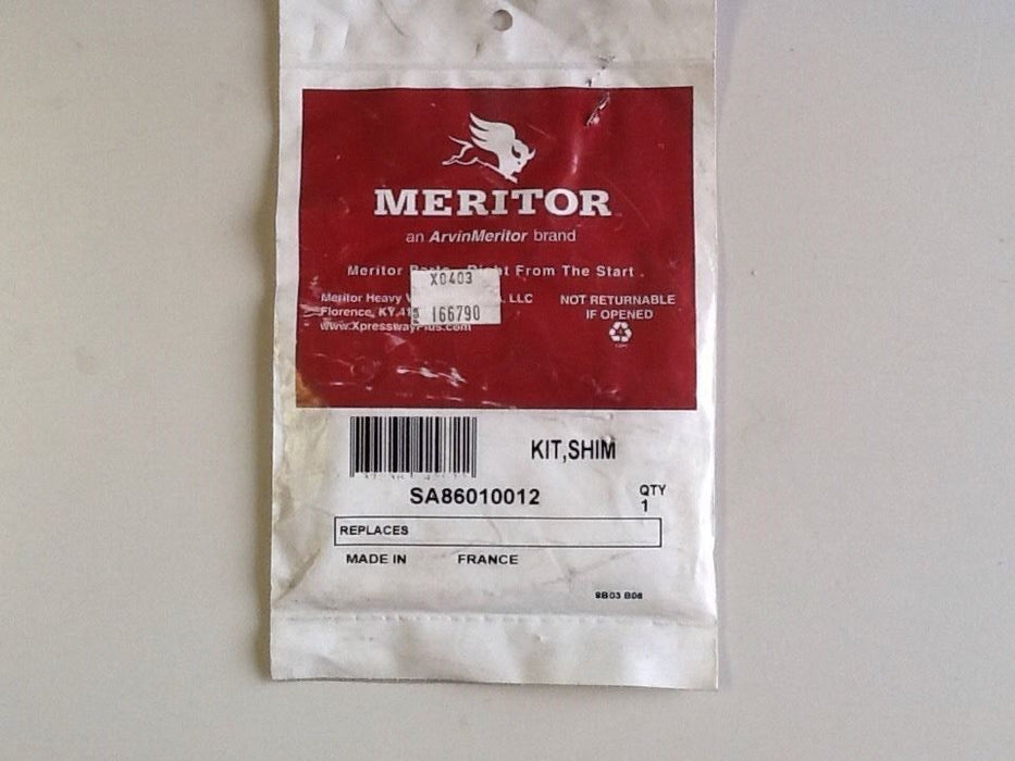 Meritor SA86010012 Shim Kit NOS