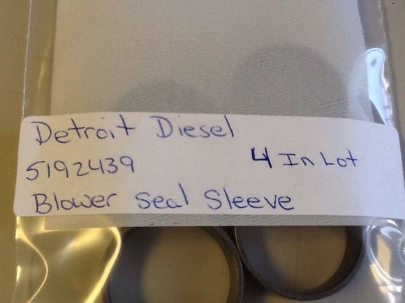 Detroit Diesel 5192439 Blower Seal Sleeve [4 In Lot] NOS