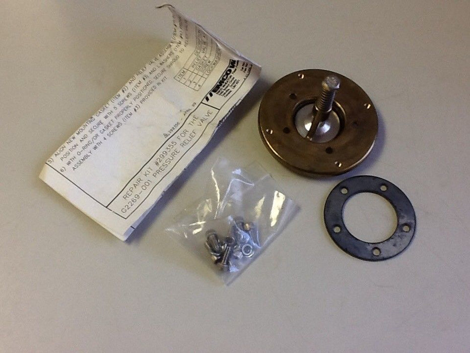 Emco Wheaton 299355 Pressure Relief Valve Repair Kit NOS