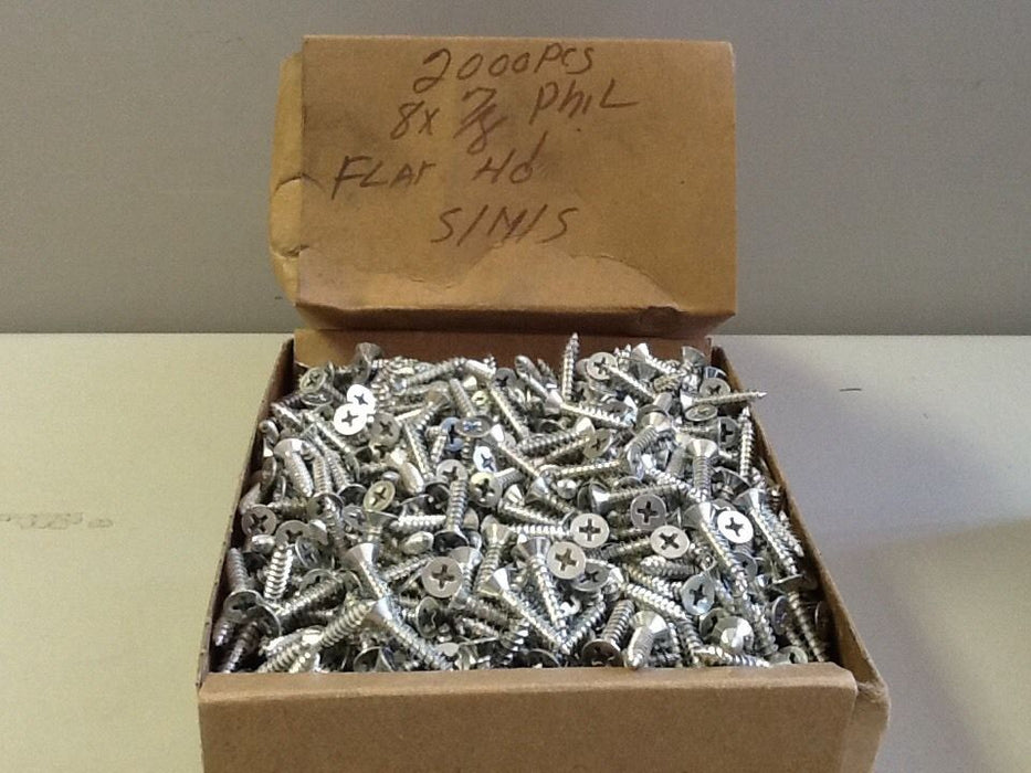 Assortment Of Phillip Sheet Metal Screws [Approx. 4000 In Lot] NOS