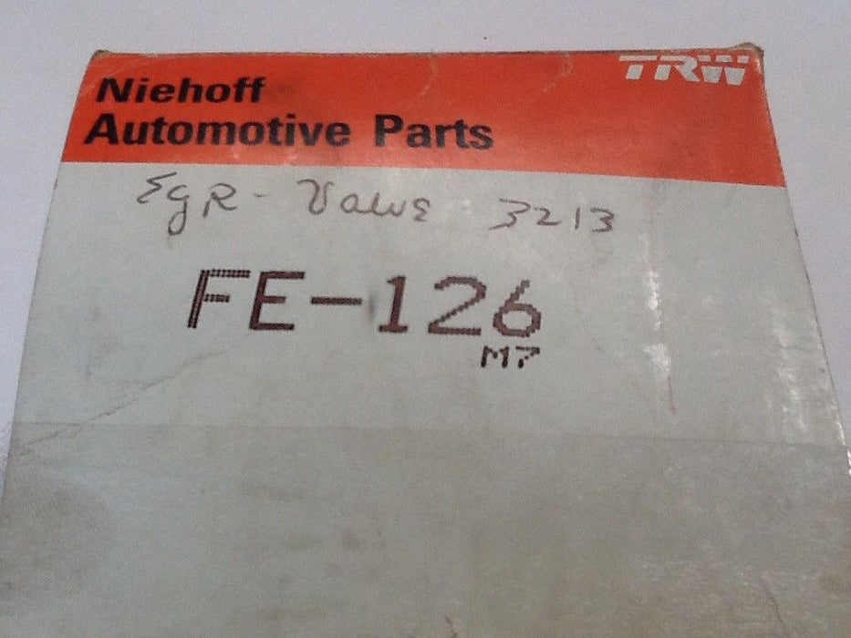 Niehoff FE-126 EGR Valve NOS