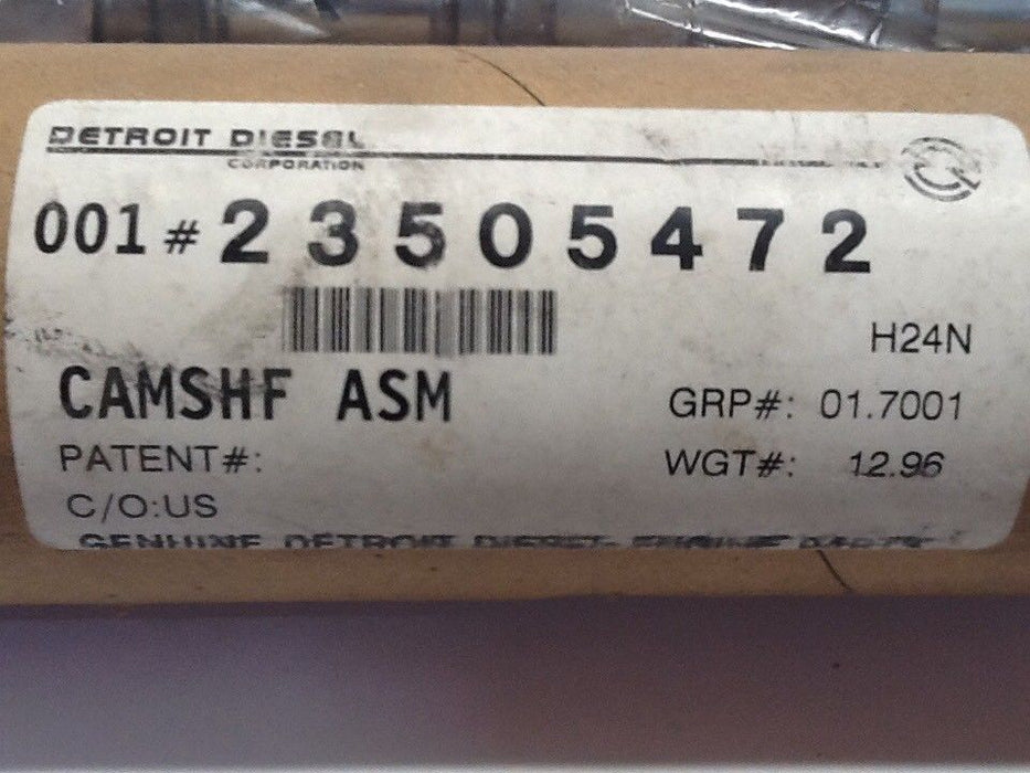 OEM Detroit Diesel 23505472 Camshaft 6v92 NOS