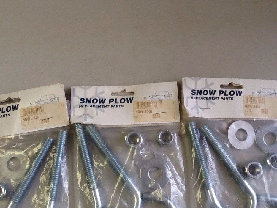 The Boss HDW1744H Eyebolt Set 1/2" With Nuts, Loop Style [3 IN LOT] NOS