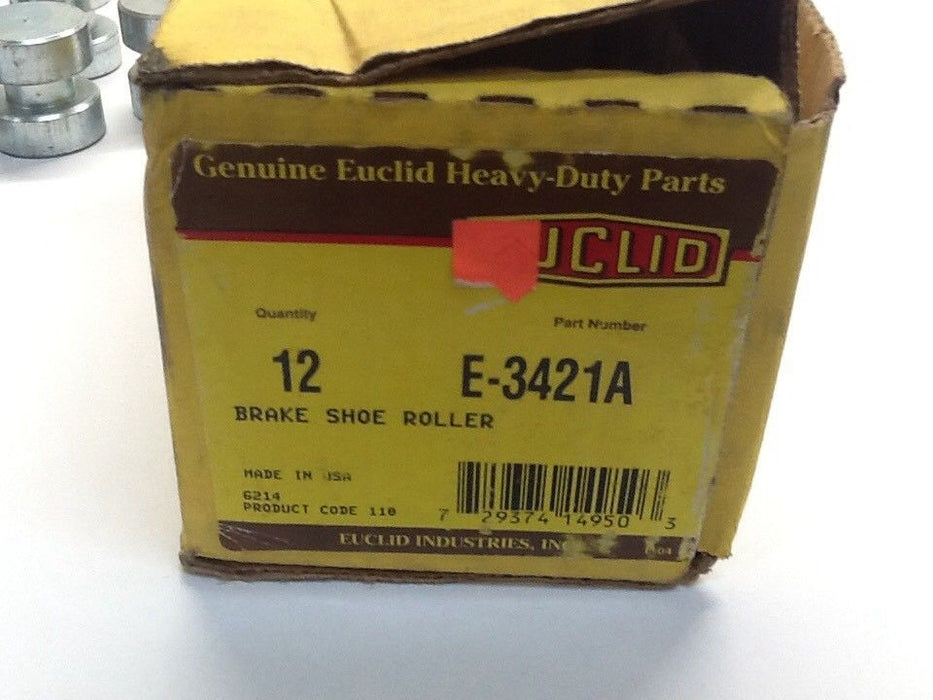 Euclid E-3421A Brake Shoe Roller [LOT OF 12] NOS
