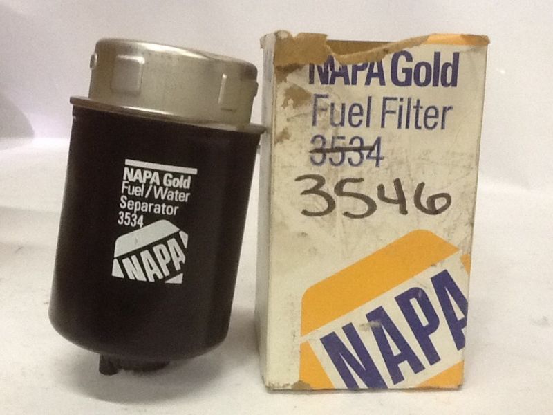 NAPA Gold 3534 Fuel/Water Separator NOS