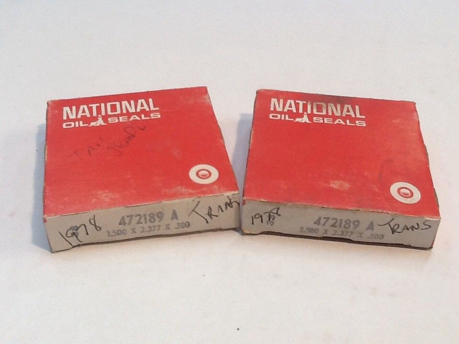 National 472189A Oil Seal[LOT OF 2]NOS