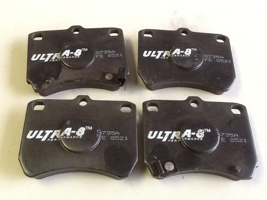 Ultra 8 Performance 430763 Brake Pads 4 Pack (SKU#2752/A23)