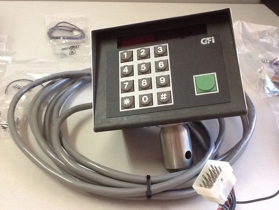 GFI Genfare C20705-0001 Bus Farebox Remote Keypad Assembly With Cable&Spares NOS