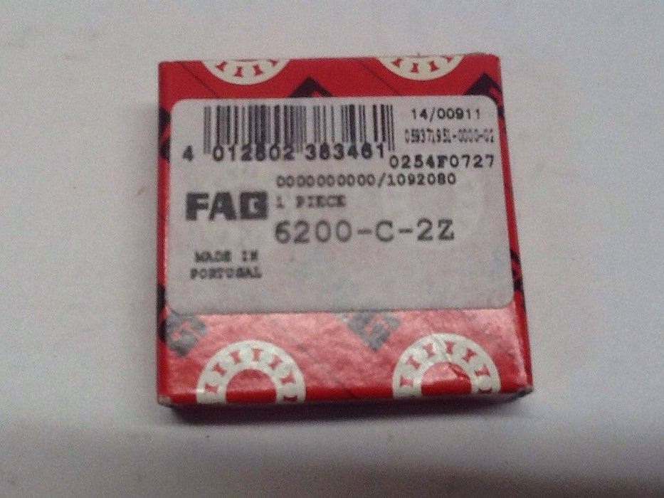 FAG 6200-C-2Z Bearing NOS