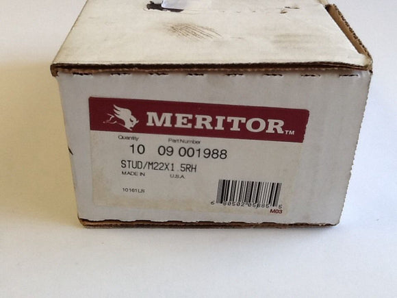 Meritor Studs, Box Of 10 09001988 NOS