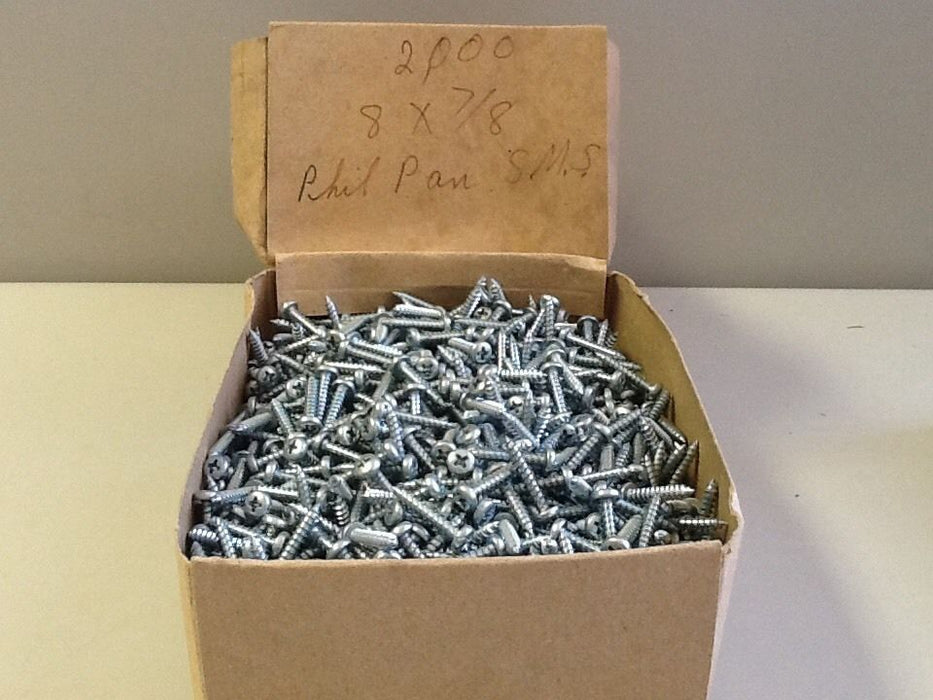Assortment Of Phillip Sheet Metal Screws [Approx. 4000 In Lot] NOS