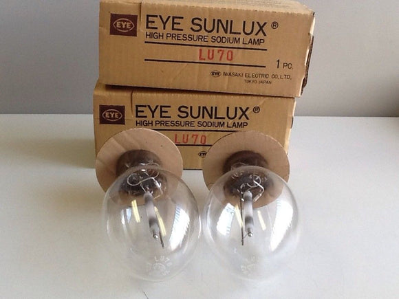 Eye Sunlux LU70 High Pressure Sodium Lamps [2 IN LOT] (SKU#2583/A54/4)