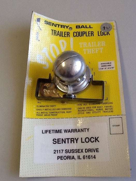 Sentry Ball Trailer Coupler Lock 1-7/8" Lot [23 IN LOT] NOS