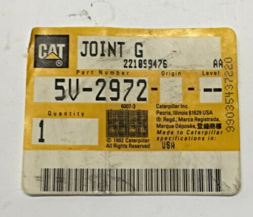 ?Caterpillar CAT Joint "G" w/ Spicer U-Joint 5V-2972