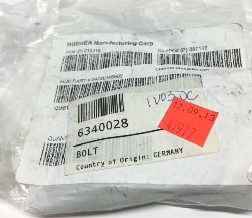 Hubner/New Flyer Plate Bolt 04220145505 (6330217) NOS