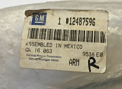 General Motors GM Windshield Wiper Arm 12487596 NOS