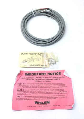 Whelen Lamp Holder Cable Assembly 01-0661533-C1 NOS