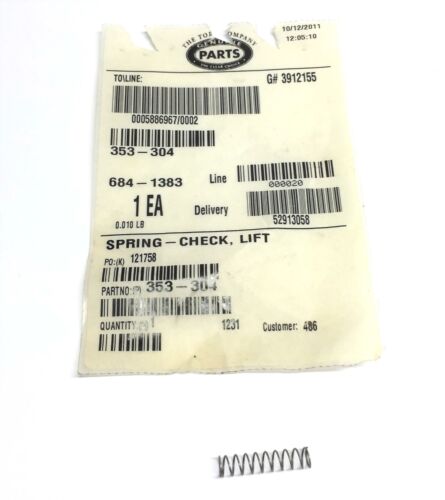 TORO OEM Lift Check Assembly 353-481 NOS