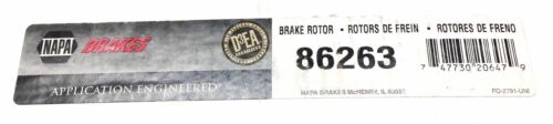 Napa Brake Rotor 86263 NOS