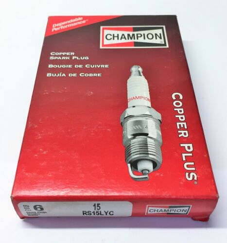 Champion Copper Plus Spark Plug 15 RS15LYC [Lot of 5] NOS