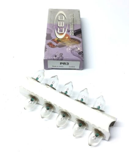 CEC Miniature Glove Compartment Light Bulb PR3 [Lot of 20] NOS