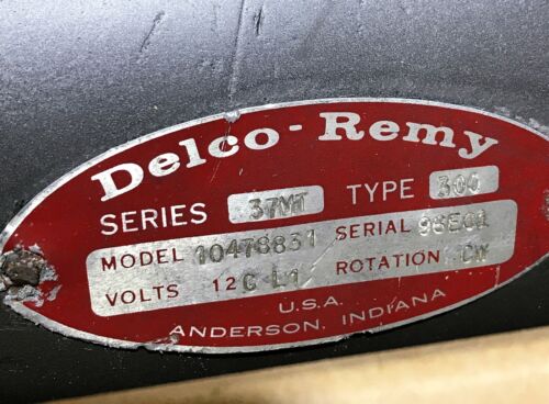 Delco Remy Re-Manufactured Alternator 10478831 (141-361) NOS