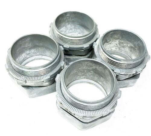 Bridgeport 2" EMT Conduit Compression Connector [Lot of 4] NOS