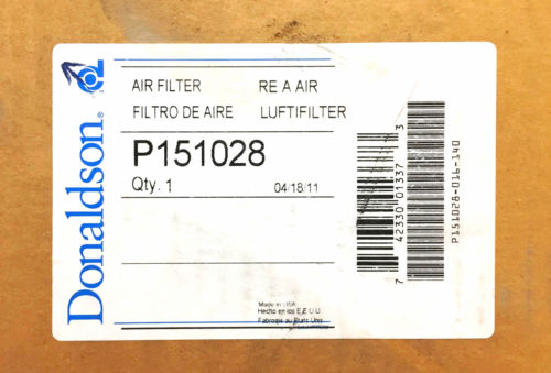 Donaldson Air Filter P151028 NOS