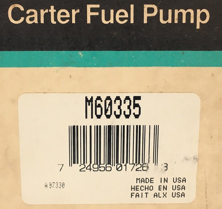 Carter Fuel Pump Assembly 60335 NOS