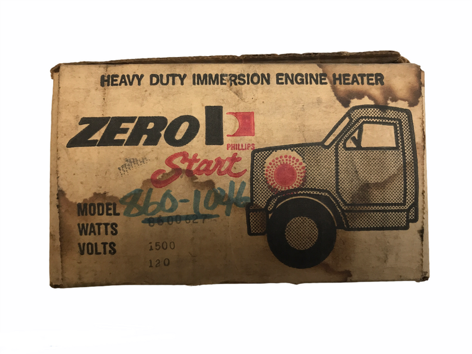 Zero Heavy Duty Immersion Engine Heater 860-1046 NOS