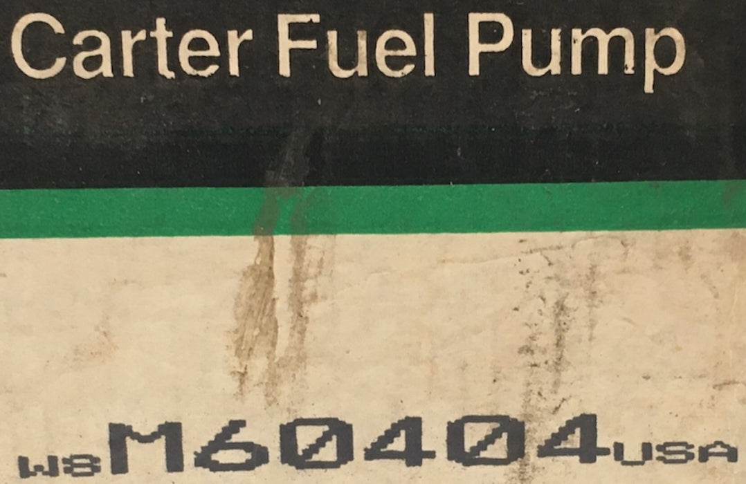 Carter Fuel Pump Assembly M60404 NOS
