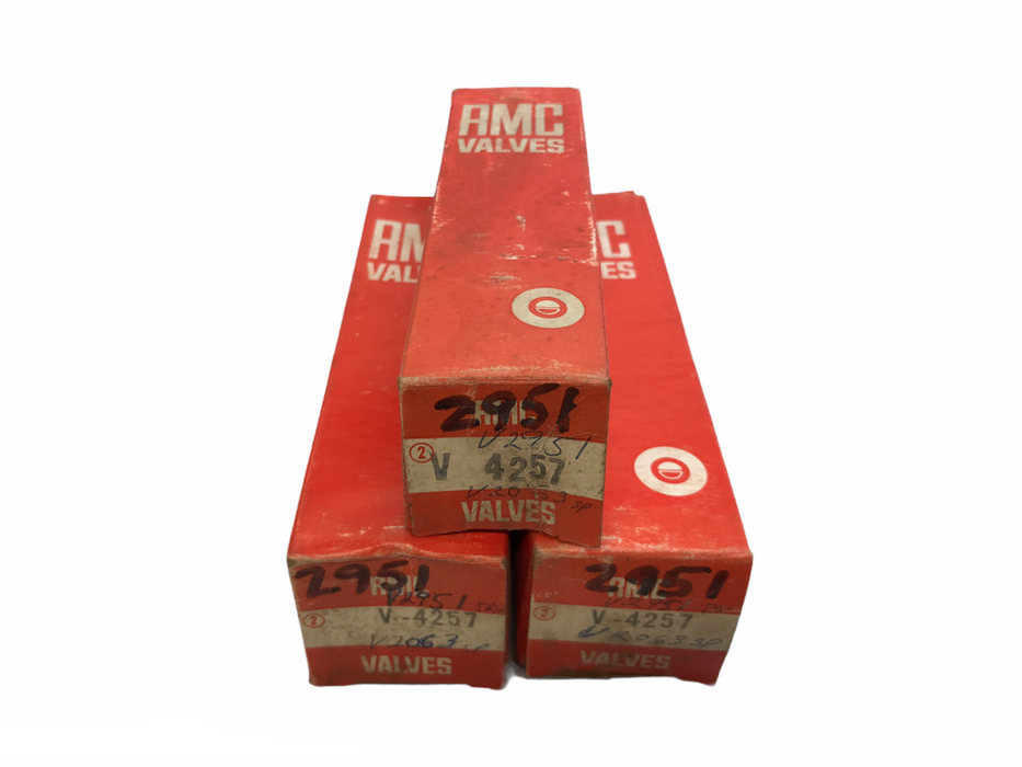 Federal Mogul Engine Intake Exhaust Valve Set V-4257 [Lot of 3] NOS