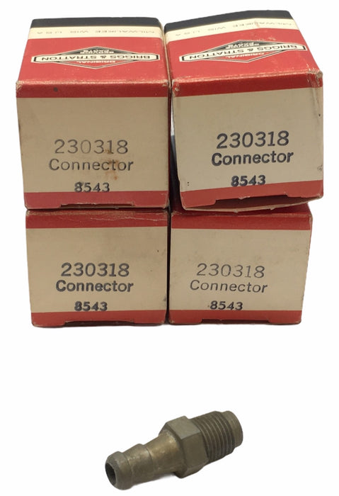 Briggs & Stratton Connector Fuel Pipe 230318 [Lot of 4] NOS