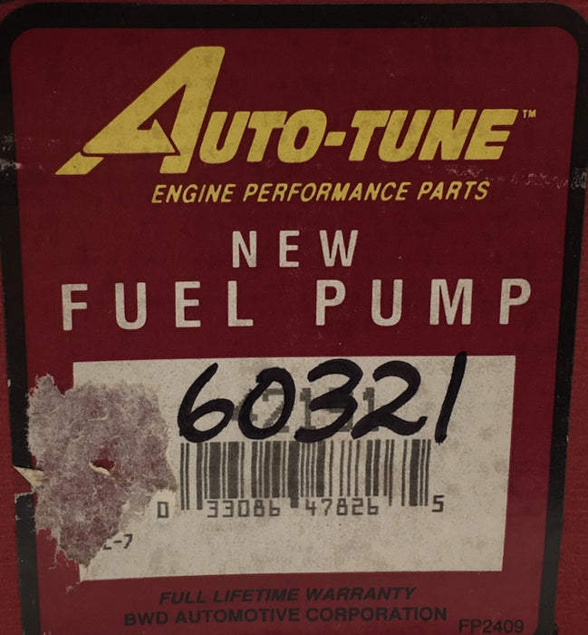 Auto-Tune Fuel Pump Assembly 60321 NOS