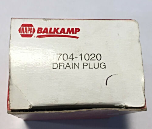 NAPA Balkamp Drain and Filler Plug 704-1020 NOS