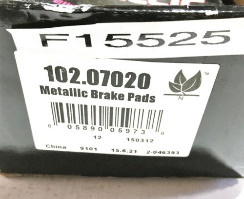 CTEK Metallic Brake Pad Set 102-07020 NOS