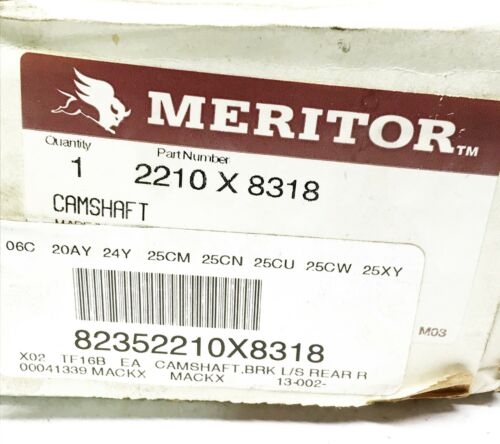 Arvin Meritor Left Side Rear Camshaft 2210-X-8318 NOS