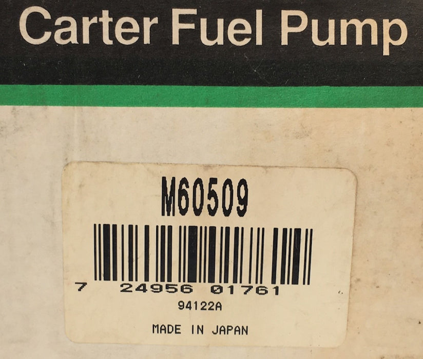 Carter Fuel Pump Assembly 60509 NOS