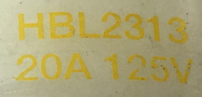 Hubbell Receptacle Twist Lock 20 AMP 125V HBL2313 NOS